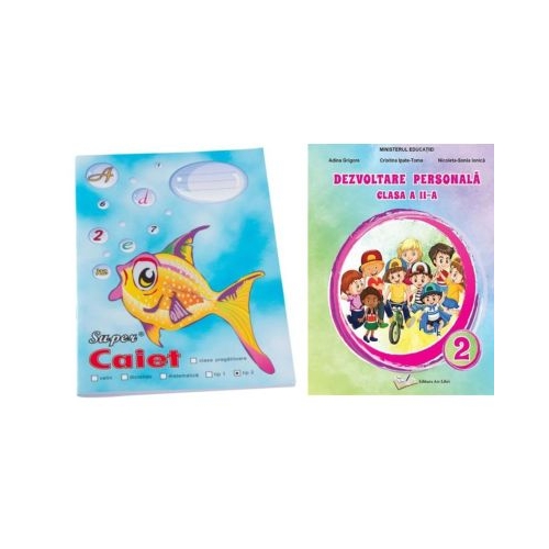 Pachet Caiet tip 2 Pestisor A5 48 file Casa Tipografica si Dezvoltare personala. Manual clasa a 2-a - Adina Grigore