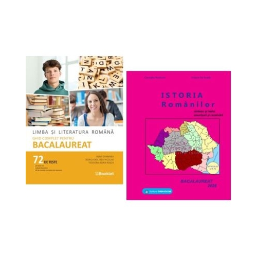Pachet Bacalaureat 2026 Limba si literatura romana 72 teste si Istoria romanilor - Gheorghe Dondorici Mimi Gramnea