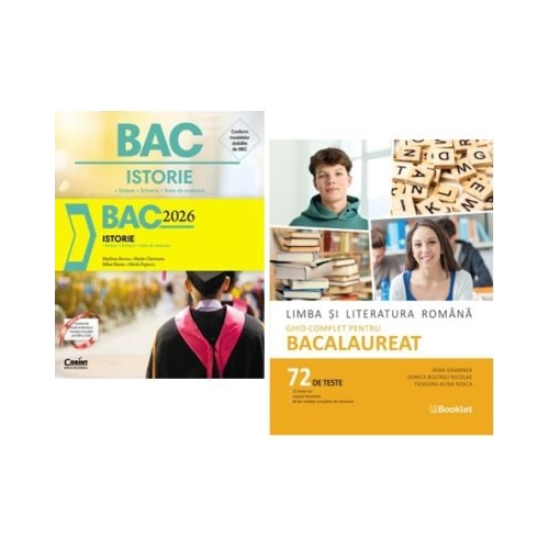 Pachet Bacalaureat 2026 Limba si literatura romana 72 teste si Istorie - Mimi Gramnea Marilena Bercea
