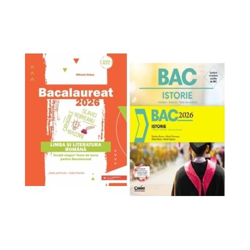 Pachet Bacalaureat 2026 Limba si literatura romana si Istorie - Mihaela Dobos Marilena Bercea