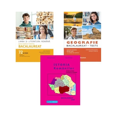 Pachet Bacalaureat 2026 Limba romana Geografie si Istoria romanilor - Mimi Gramnea Cristina Moldovan Gheorghe Dondorici
