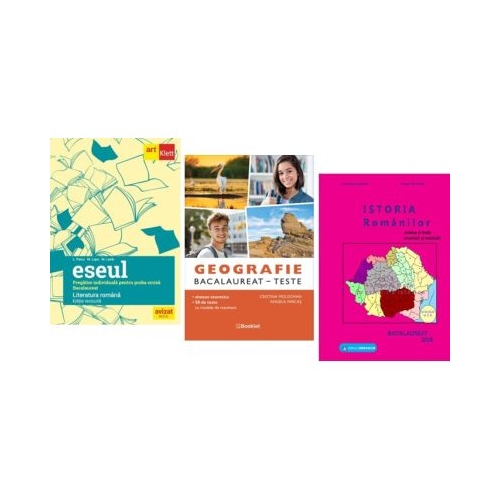 Pachet Bacalaureat Limba romana Geografie si Istoria romanilor - Liliana Paicu Cristina Moldovan Gheorghe Dondorici