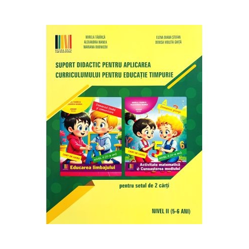 Suport didactic pentru aplicarea curriculumului pentru educatia timpurie. pentru set 2 carti Nivel 2 5-6 ani - Alexandra Manea