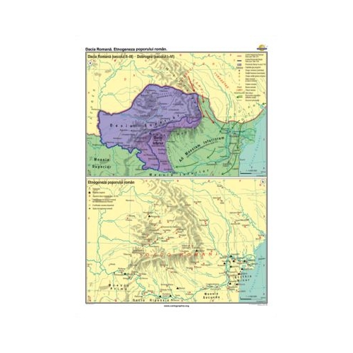 Dacia Romana. Etno-geneza poporului roman 120x160 cmCR-3207A