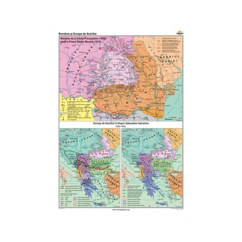 Romania si Europa de Sud-Est 1859-1914 100x140 cm CR-3219B