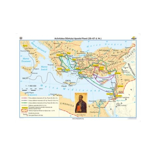 Activitatea Sfantului Apostol Pavel 38-67 d. Hr. 160x120 cm CR-3238A