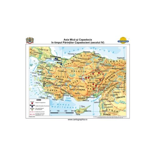 Asia Mica si Capadocia n timpul Parintilor Capadocieni secolul 4 140x100 cm CR-3237B