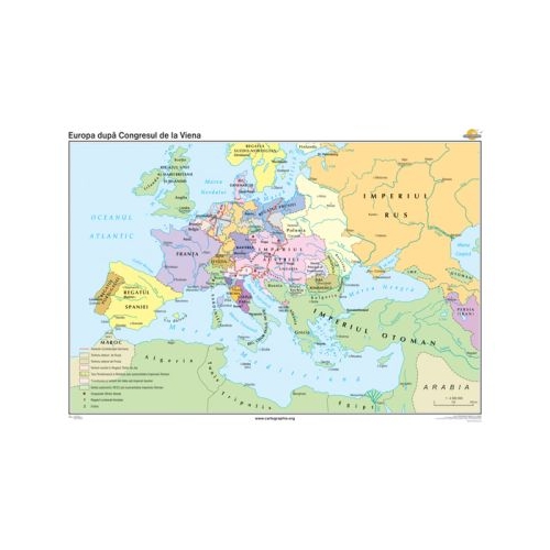 Europa dupa Congresul de la Viena 160x120 cm CR-3216A