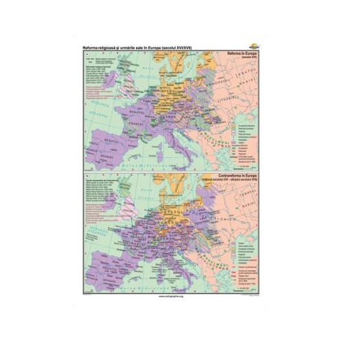 Reforma religioasa si urmarile sale in Europa secolele 16-17 100x140 cm CR-3214B