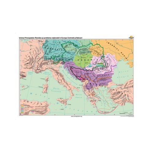 Unirea Principatelor Romane si problema nationala in Europa Centrala si Balcani 160x120 cm CR-3220A