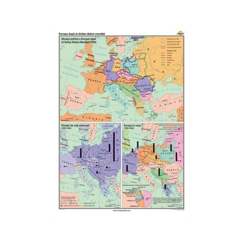 Europa dupa al doilea razboi mondial 120x160 cm CR-3226A