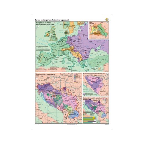 Europa contemporana. Prabusirea Iugoslaviei 120x160 cm CR-3228A