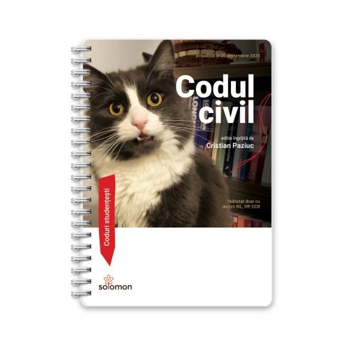 Codul civil actualizat la 20 septembrie 2025