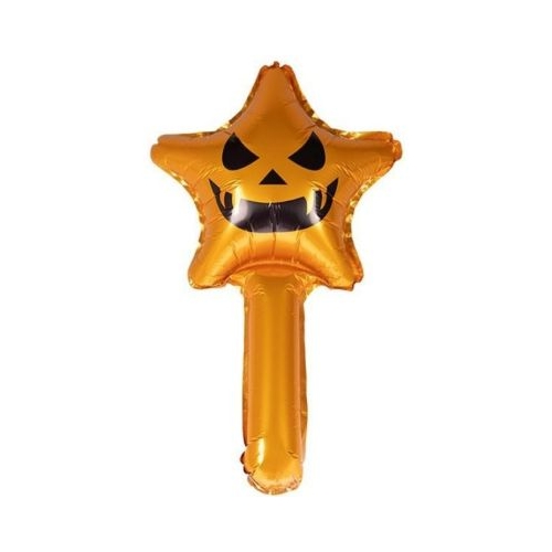 Balon figurina stea cu maner PartyTime Halloween 57cm