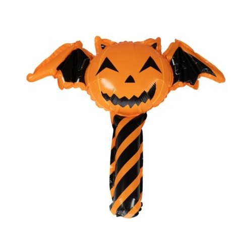 Balon figurina dovleac cu maner PartyTime Halloween 54x42cm