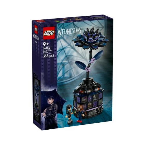 LEGO Wednesday. Floare de dalie neagra 76784 358 piese