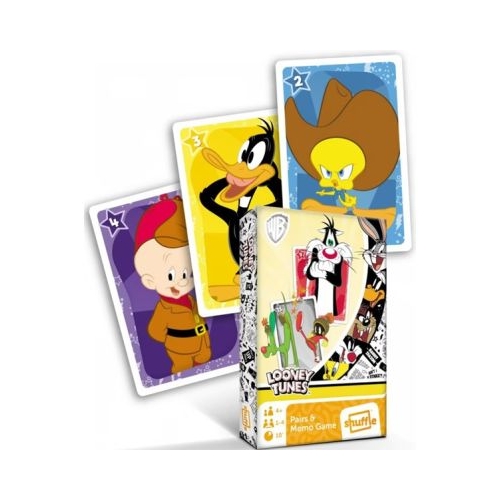 Carti de joc pentru copii Looney Tunes Pairs & Memo Game