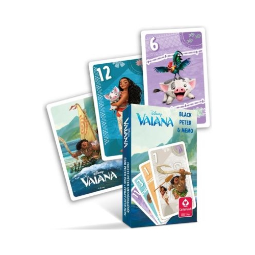 Carti de joc pentru copii Vaiana Pairs & Memo Game