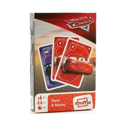 Carti de joc pentru copii Cars Pairs & Memo Game