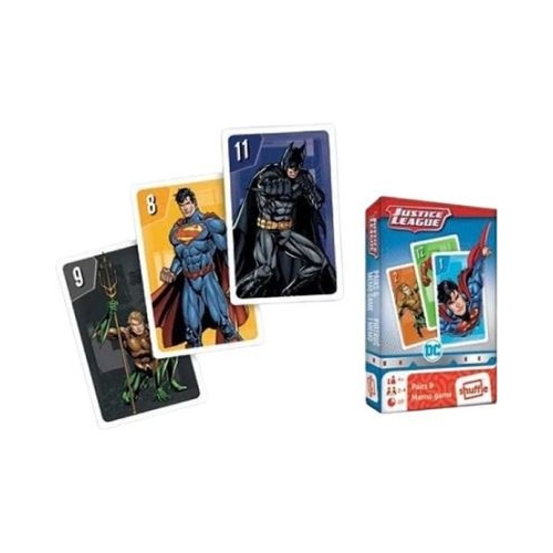 Set de jocuri de carti 2 in 1 Black Peter si Memo Game Justice League