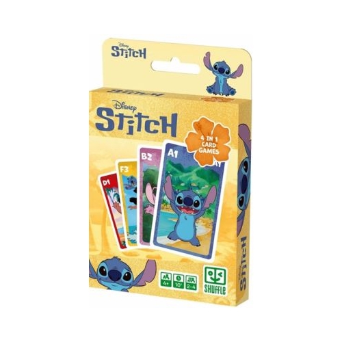 Set jocuri cu carti 4 in 1 Stitch