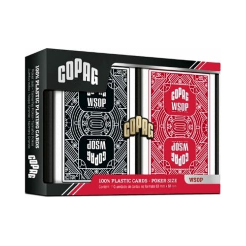 Set 2 pachete carti de joc poker oficiale World Series of Poker model 2025  Bycicle