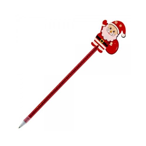 Pix cu bila CNX cu mecanism corp diverse culori semitransparent figurine Craciun mos