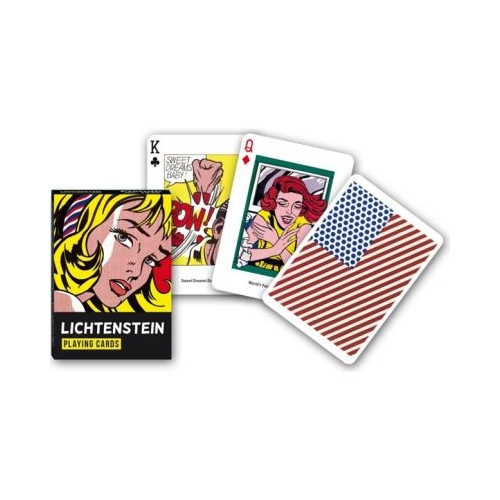 Carti de joc de colectie Piatnik cu tema Roy Lichtenstein
