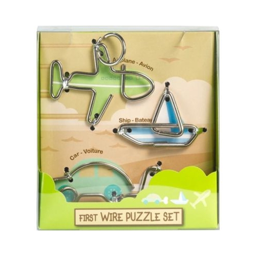 Set 3 puzzle metalice Transporturi