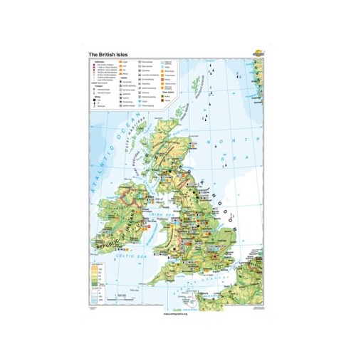 Marea Britanie si Irlanda 100x140 cm CR-3129B