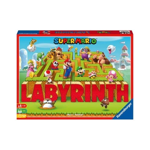Joc labirint pentru copii de la 7 ani multilingv incusiv RO Labyrinth Super Mario Ravensburger