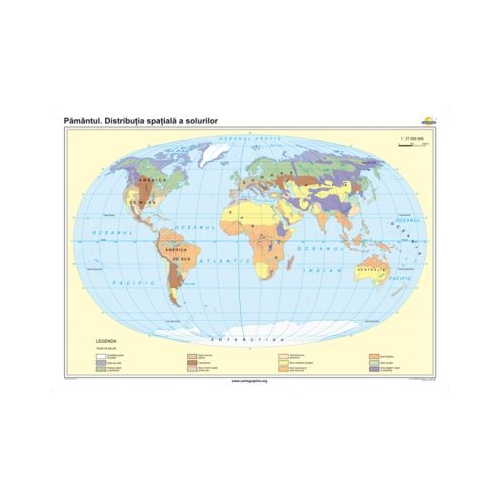 Pamantul. Distributia spatiala a solurilor 160x120 cm CR-3125A