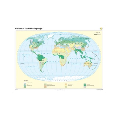 Pamantul. Zonele de vegetatie 140x100 cm CR-3127B