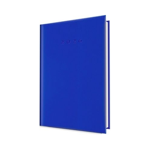 Agenda A5 datata 2026 Herlitz 352 pagini coperta buretata albastra