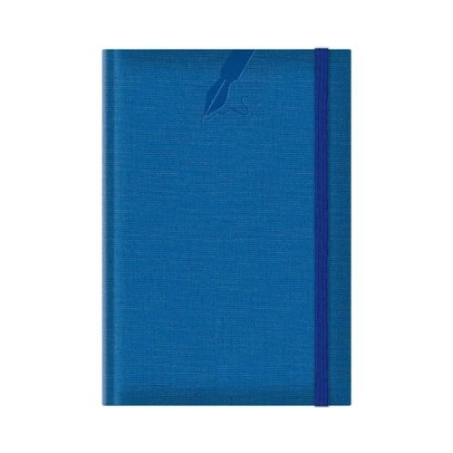 Agenda A5 nedatata Colere EJ-1505 224 pagini cu elastic albastru royal