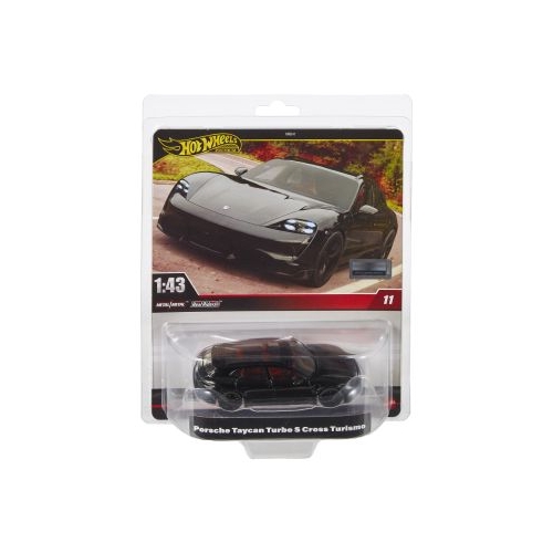 HOT WHEELS PREMIUM REAL RIDERS MASINUTA METALICA PORSCHE TAYCAN TURBO S CROSS TURISMO SCARA 1/43