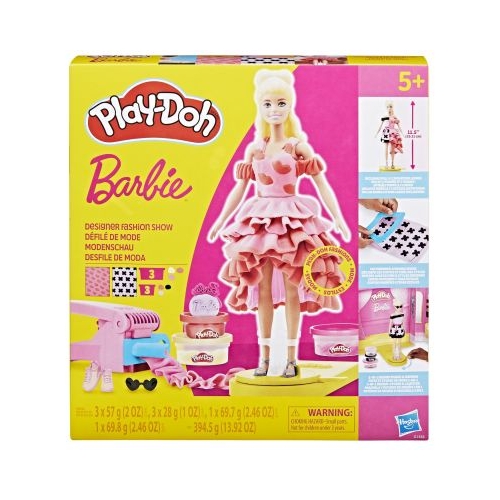 PLAY DOH BARBIE SET PLASTILINA PREZENTARE DE MODA A DESIGNERILOR