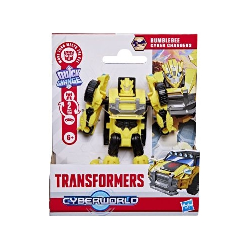TRANSFORMERS CYBERWORLD ROBOT BUMBLEBEE CONVERTIBIL 10CM
