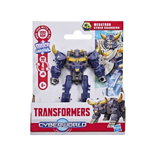TRANSFORMERS CYBERWORLD ROBOT MEGATRON CONVERTIBIL 10CM