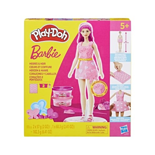 PLAY DOH BARBIE SET PLASTELINA INIMIOARE SI PAR
