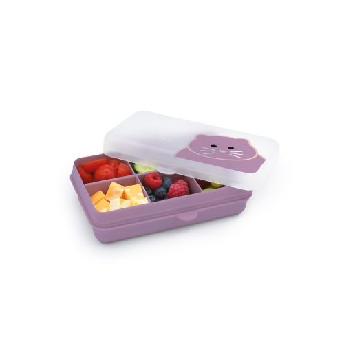 CUTIE SNACK 6 COMPARTIMENTE MELII PRINT PISICA