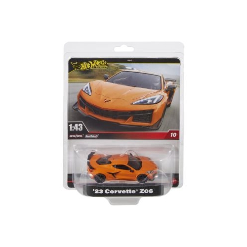 HOT WHEELS PREMIUM REAL RIDERS MASINUTA METALICA 23 CORVETTE Z06 SCARA 1/43