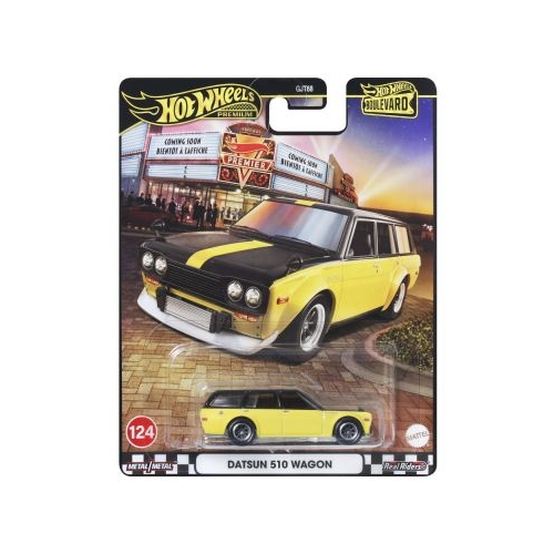 HOT WHEELS PREMIUM BOULEVARD MASINUTA METALICA DATSUN 510 WAGON SCARA 1/64