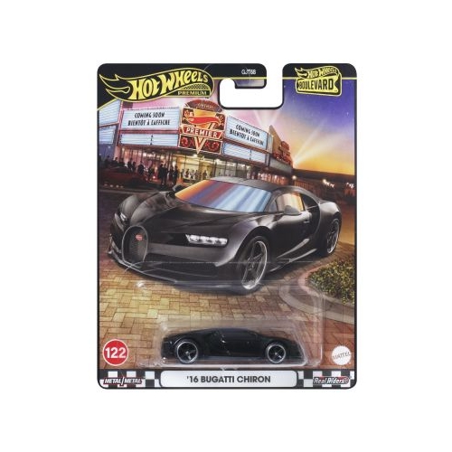 HOT WHEELS PREMIUM BOULEVARD MASINUTA METALICA BUGATTI CHIRON 16 SCARA 1/64