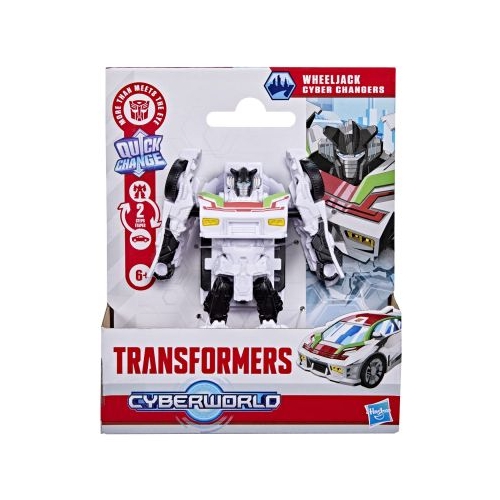 TRANSFORMERS CYBERWORLD ROBOT WHEELJACK CONVERTIBIL 10CM