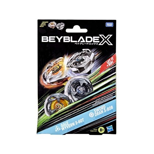 BEYBLADE X PACHET DUO GALE WYVERN 3-60T SI SWORD DRAN 3-80B