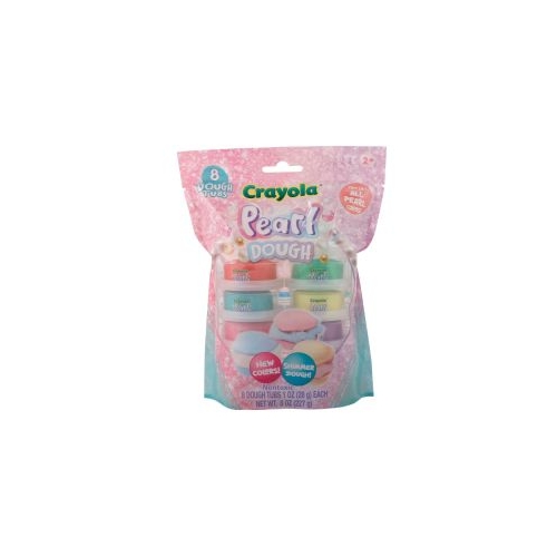 CRAYOLA PEARL SET 8 BORCANASE CU PLASTELINA SIDEFATA
