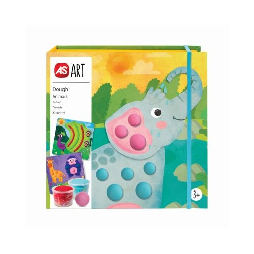 AS ART SET 7 BORCANASE DE PLASTILINA ANIMALE