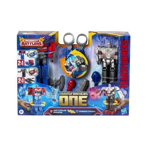 TRANSFORMERS ONE SET 2 FIGURINE OPTIMUS PRIME SI MEGATRON