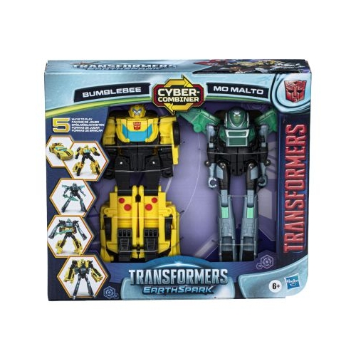 TRANSFORMERS EARTHSPARK SET 2 FIGURINE BUMBLEBEE SI MO MALTO